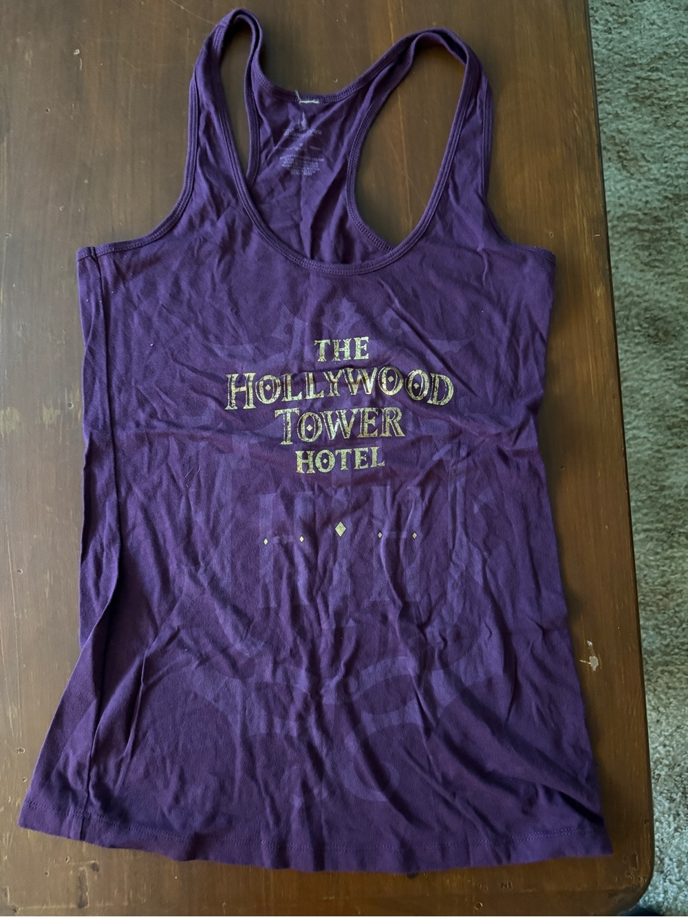 Disney Parks Hollywood Tower Hotel Racerback Tank Top
